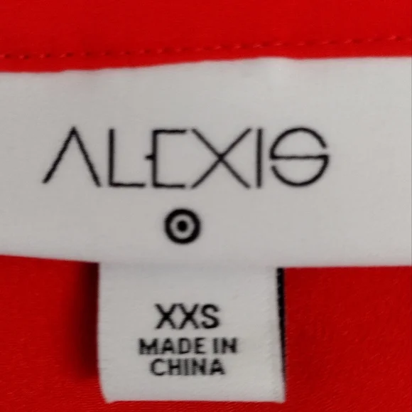 Alexis X Target Elegant Orange Angel Sleeved Tiered Ruffle Dress Size XXS - Picture 9 of 16